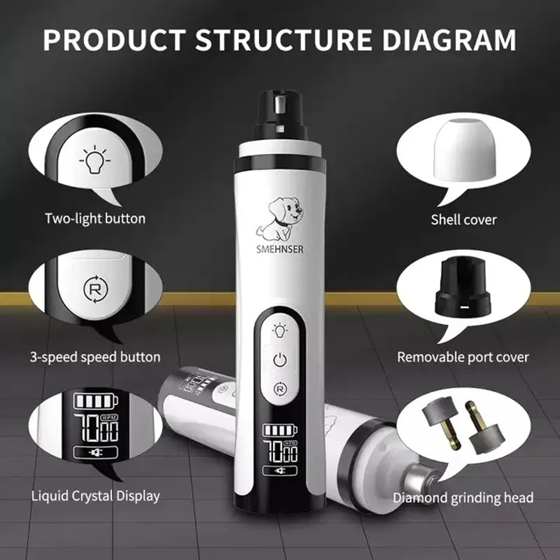 Electric Nail Grinder for Dogs